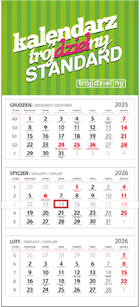 Trojdzielny standard